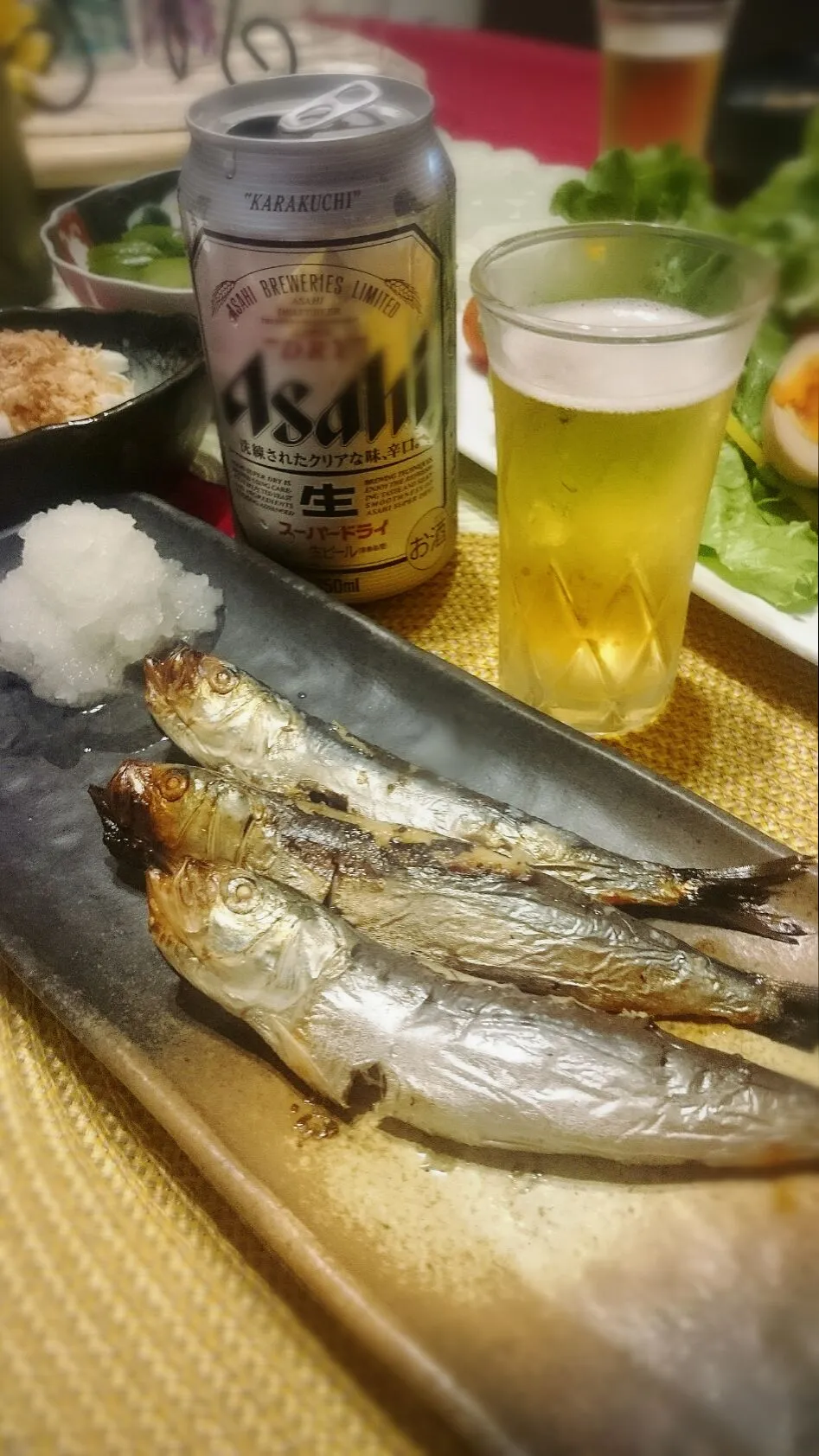 イワシで🍺😋|ナムナムさん