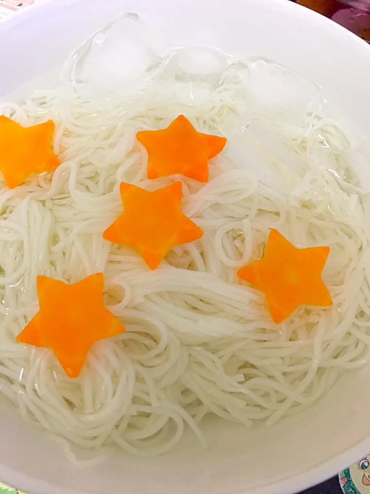 そうめん♡ 微妙にたなばた☆|yumikoさん