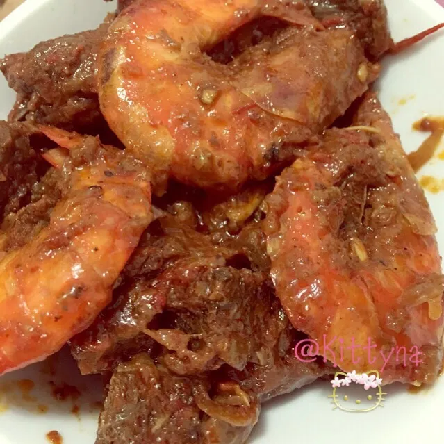 Snapdishの料理写真:🍤 Rendang 🐃|🎀Kittyna🌸さん