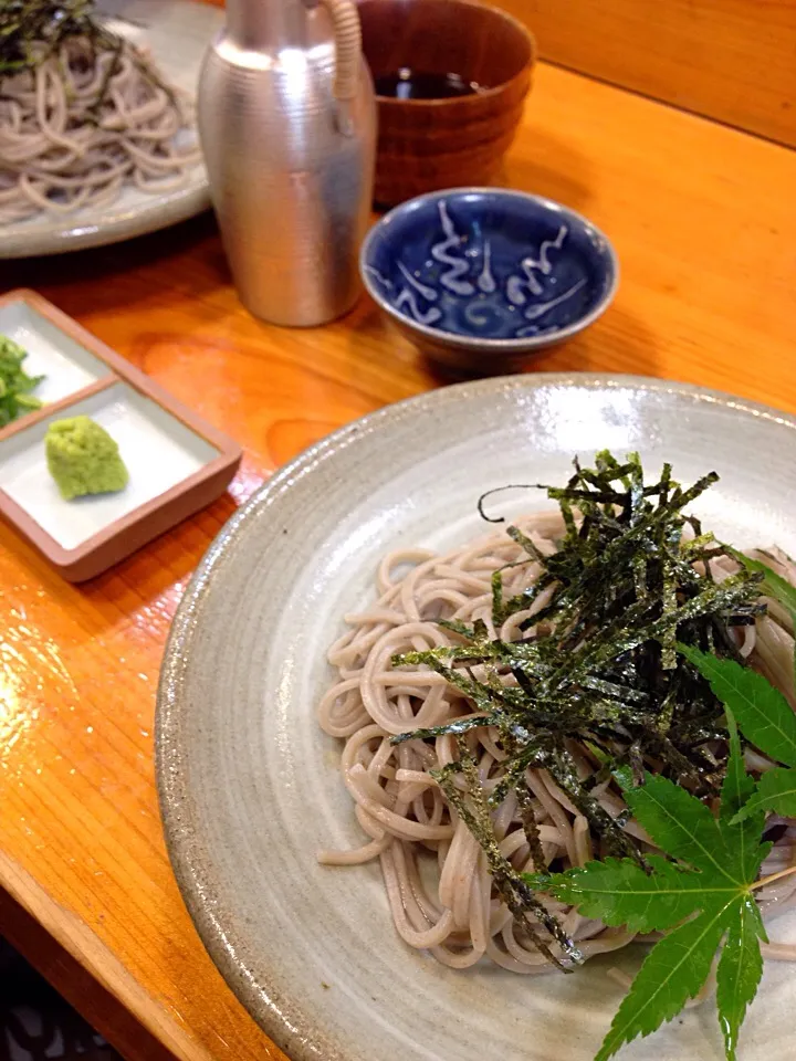 Snapdishの料理写真:日本酒ばっか飲んでたら大将が蕎麦を出してくれた。|しらこさん