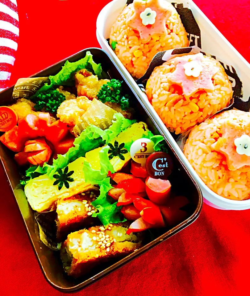 木曜日弁当😋🍴🍱🎶今日は七夕✨星に願いを込めて...♪*ﾟ野球少年頑張れ|uecoさん