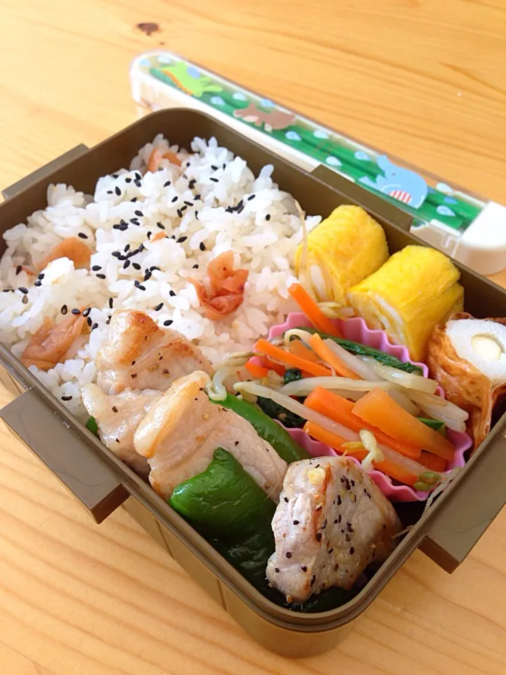 7.7梅ごはん弁当|まゆさん