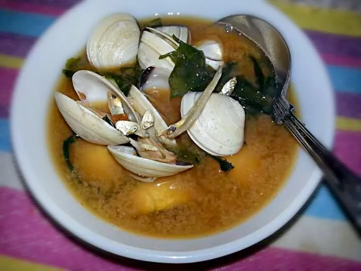 Clam miso soup.^-^|Heartさん