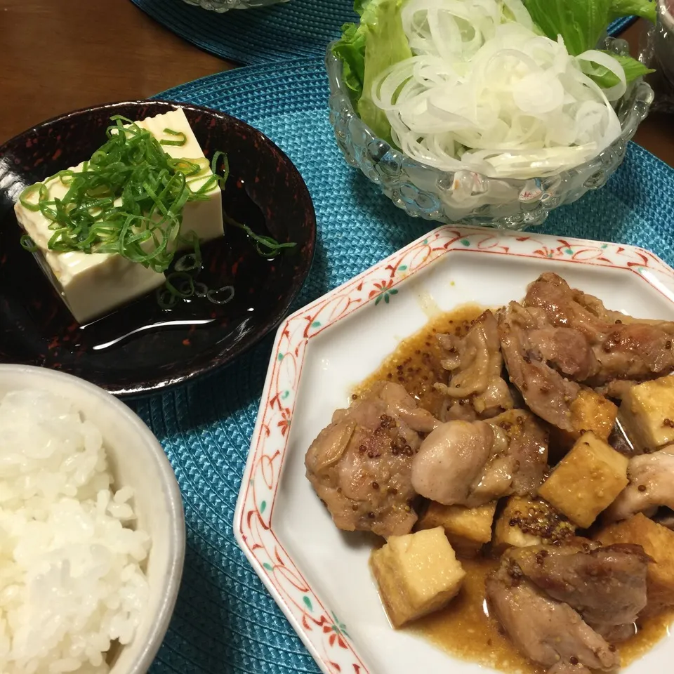 鳥もも肉のポン酢マスタード焼煮|愛ペガさん