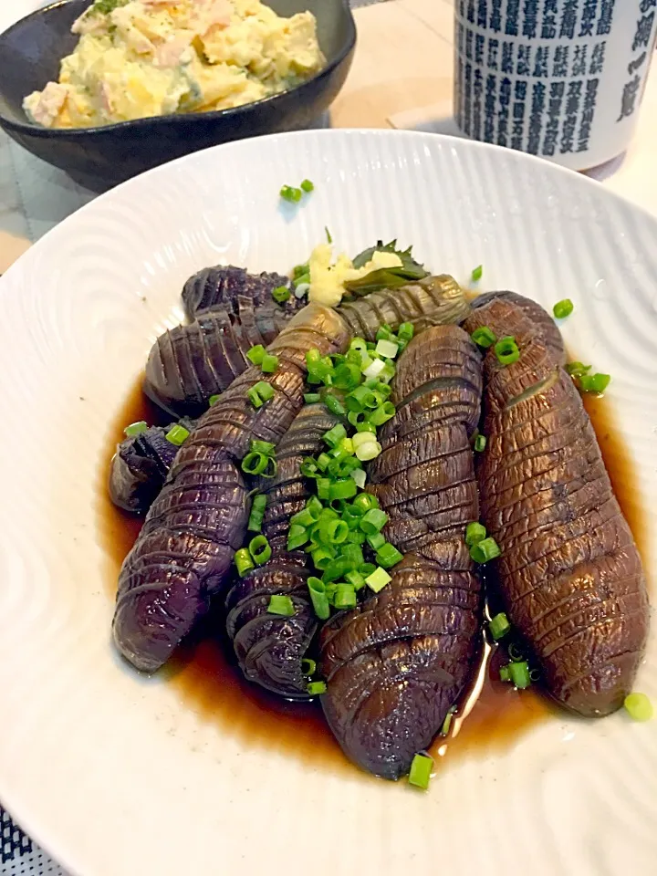 Snapdishの料理写真:咲きちゃんさんの料理 鰹薫る冷やし茄子🍆|kiyoさん