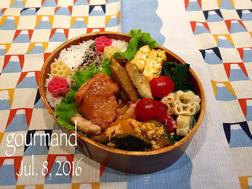 Snapdishの料理写真:2016.7.8 息子お弁当♪|プーティさん