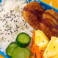 Snapdishの料理写真:コロッケ弁当|三谷 美佐子さん