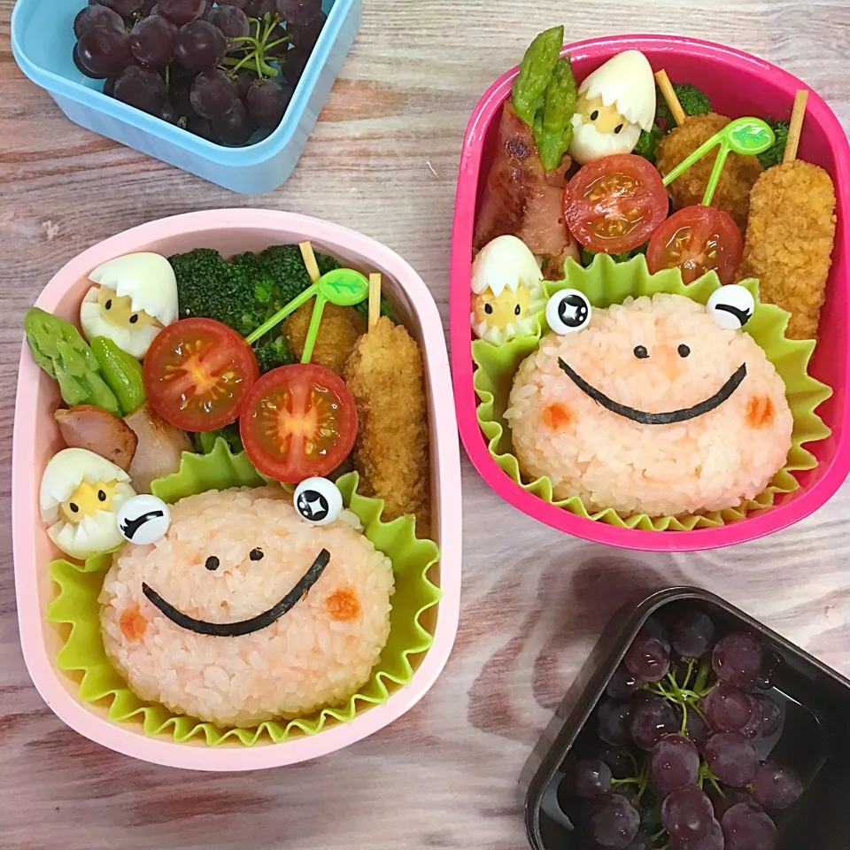 Snapdishの料理写真:カエルちゃん弁当|yukihondaさん