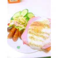 Snapdishの料理写真:朝ご飯♡|べーりこさん