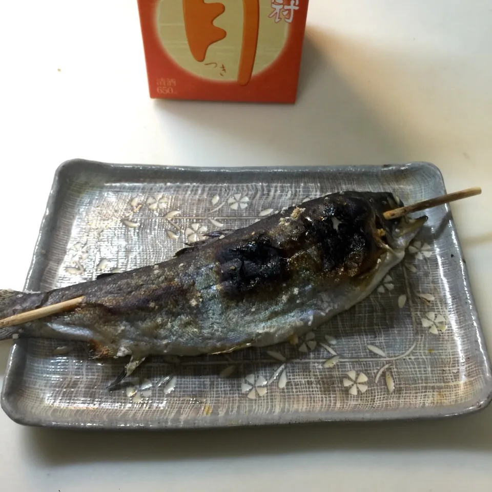 ニジマスの塩焼き。
養殖ですがうまいです。
川魚もたまにはいいね。|織友さん