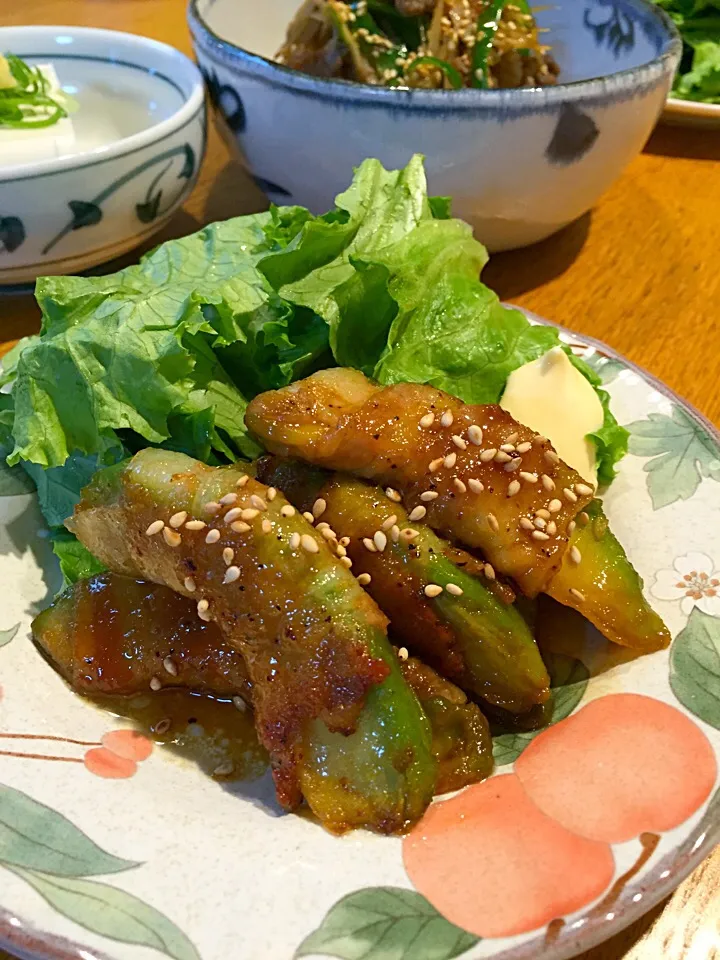 アボカド豚肉のレモン照り焼き|まつださんさん