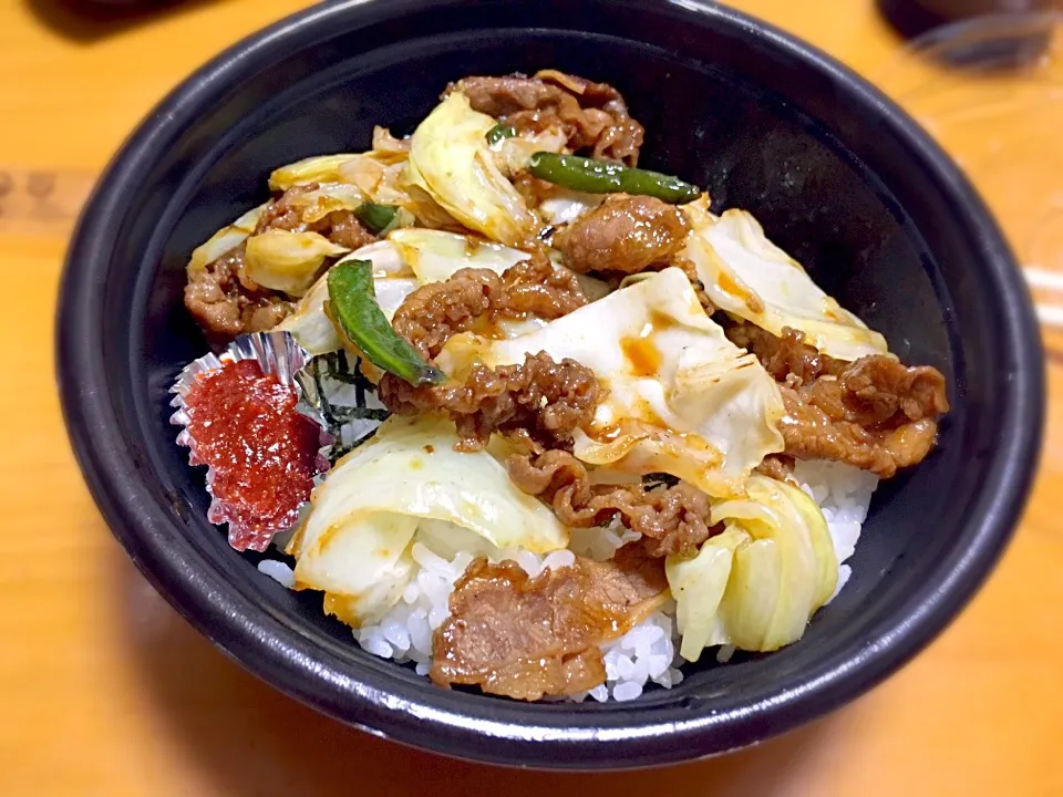 牛キャベ丼|ゆうさん