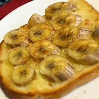 バナナの蜂蜜シナモントースト