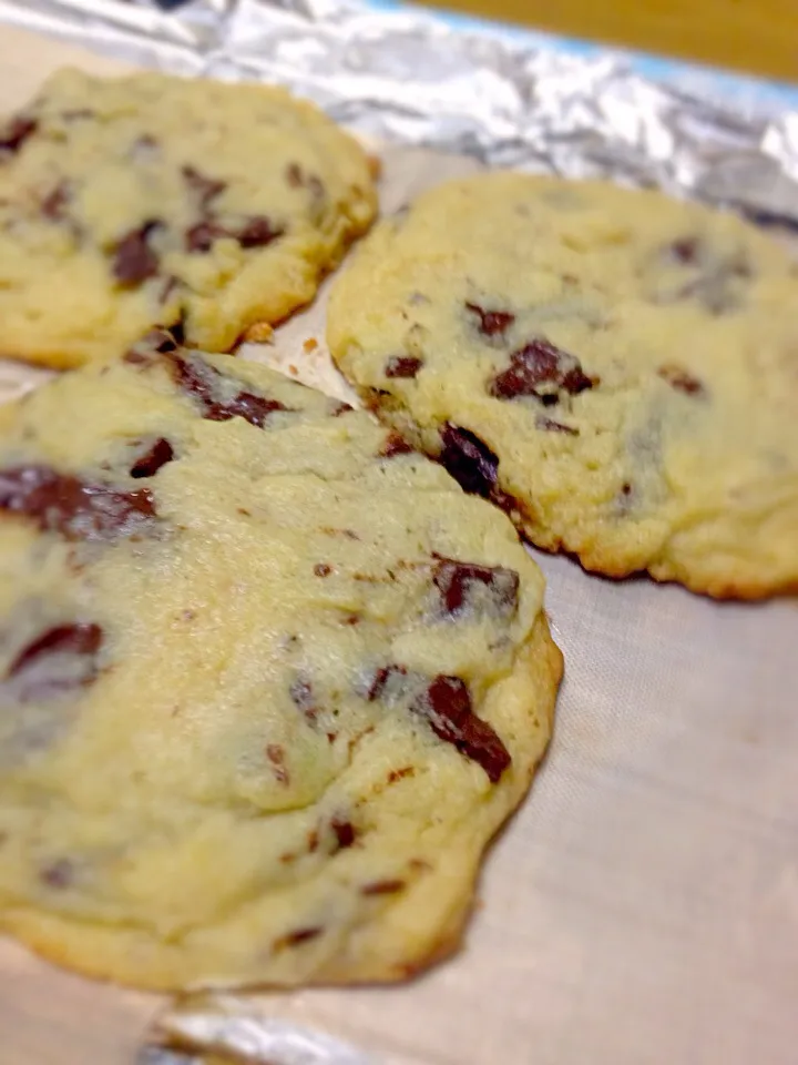 Snapdishの料理写真:Amerikan chocolatechip cookie|ぱふぇさん