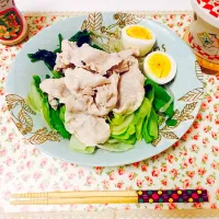 Snapdishの料理写真:冷しゃぶ|まりぼんぼんさん