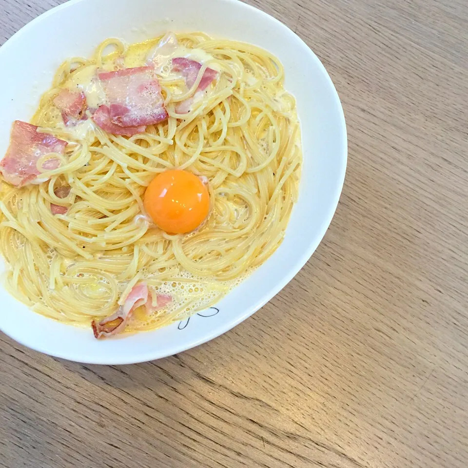 Snapdishの料理写真:さらさらカルボナーラ|dashi menjiroさん