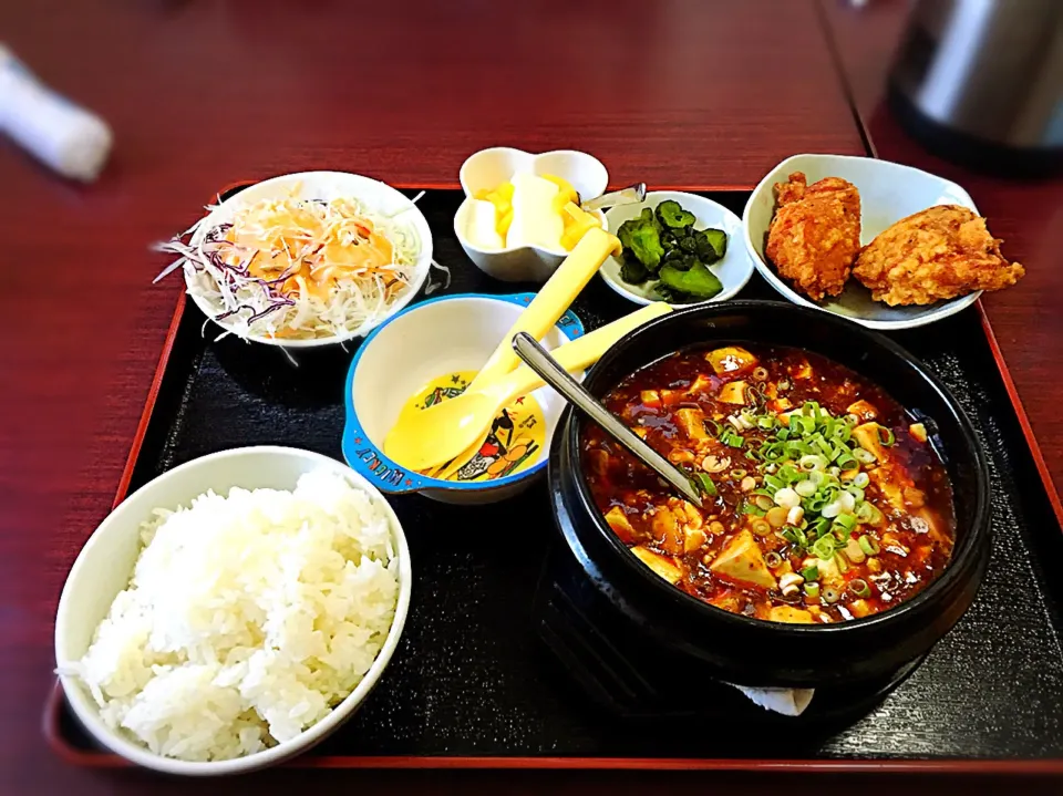 美食源♡麻婆豆腐定食♡|ちゃ♡さん