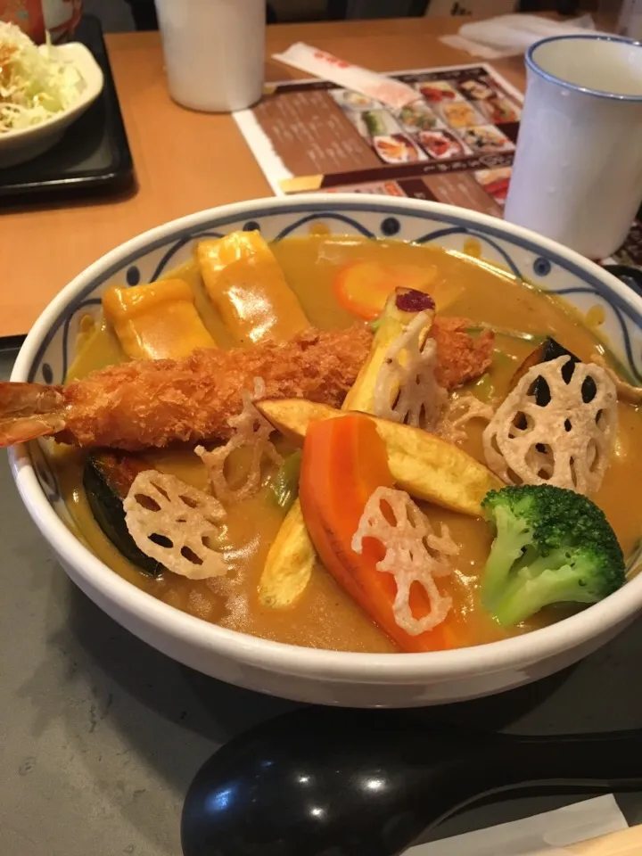 カレーうどん
エビフライと野菜トッピング|AyanoTanakaさん