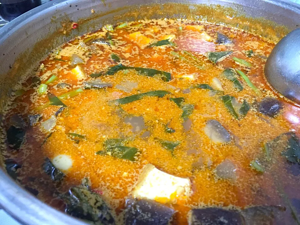 Snapdishの料理写真:Lontong sayur|yeni kartikasariさん