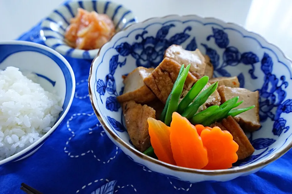 厚揚げとがんもどきと野菜の炊き合わせ|ユキ❄︎ミライさん