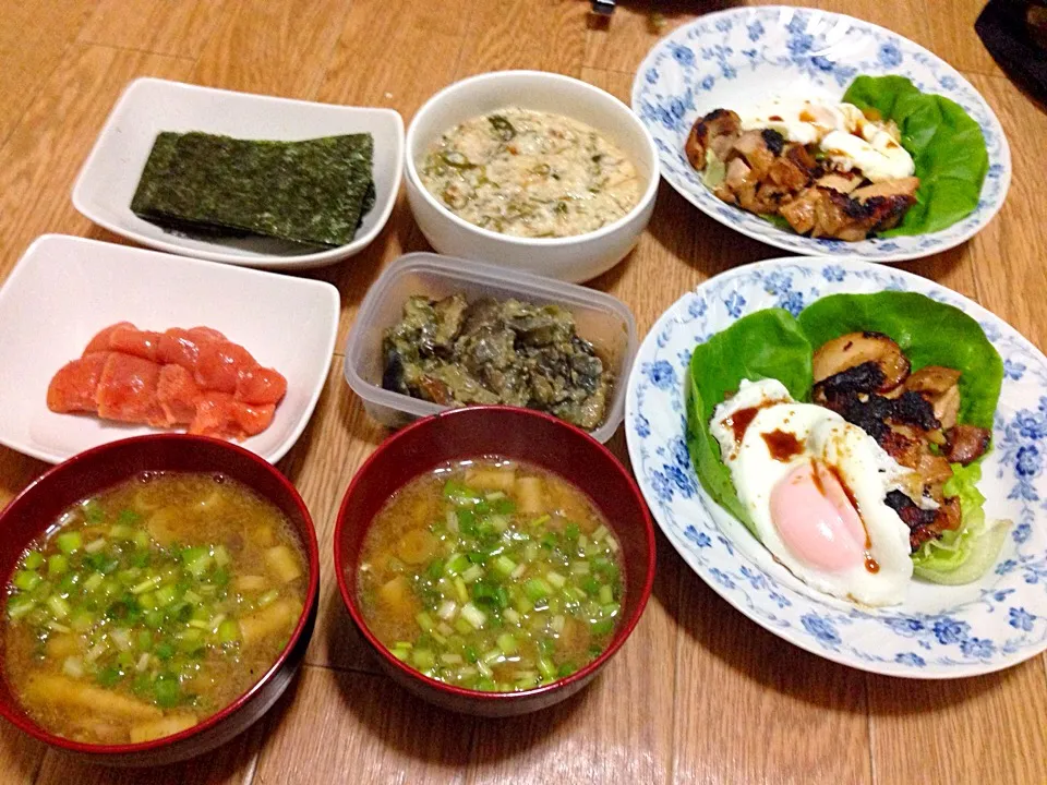 旦那ちゃん頑張れ朝食♥️|ちゃびきゅさん