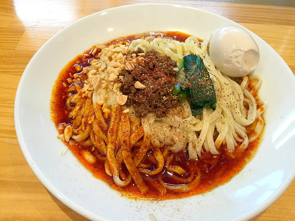 乱切麺の坦々麺※汁なし(◍•ڡ•◍)❤|いつみさん