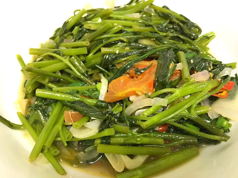 Tumis kangkung ソテーケール #kangkung|lia apriliaさん