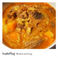 Snapdishの料理写真:Self made oxtail soup! Yummy!|Coagie Magさん