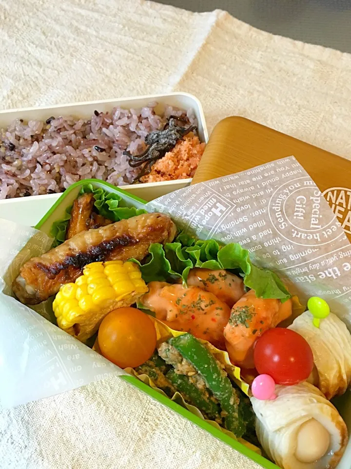 鶏の甘辛焼きと海老マヨチリソース|ききさん