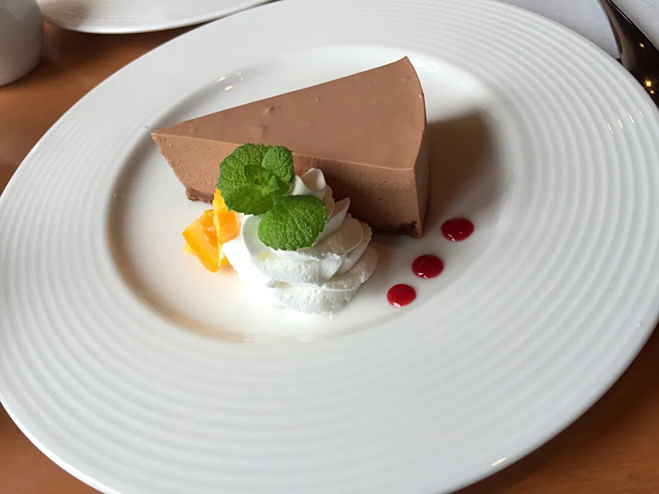 チョコレアチーズケーキ(o^^o)‼️|きのすけ〜さん