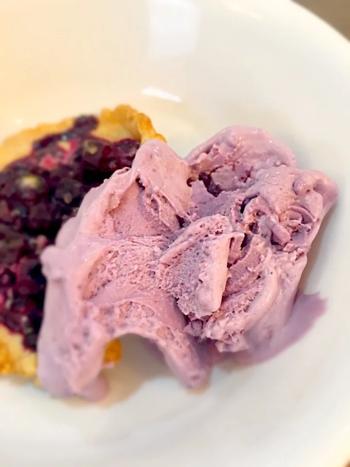 Blueberry ice cream|Mikiさん