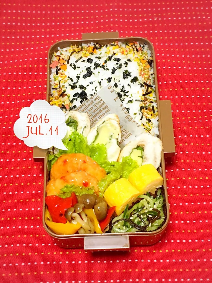 高校生男子のがっつり弁当.ﾟ٩(๑⃙⃘˙ᵕ˙๑⃙⃘)۶:.｡|おざMAMAさん