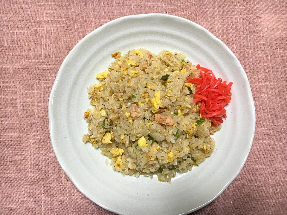 隠し味にマヨと昆布ダシを使ったタラコとしらすのチャーハン|ゆみっこのお豆さんさん