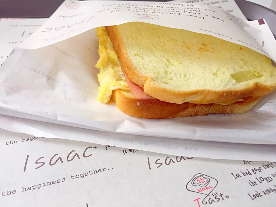 Ham & egg sandwich|Sky Blueさん