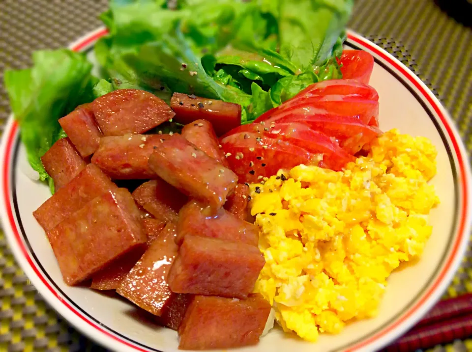 スパムエッグ丼|himadekさん