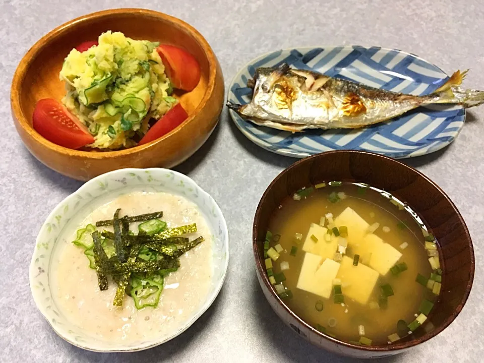 味の塩焼き定食な晩ご飯|Orie Uekiさん