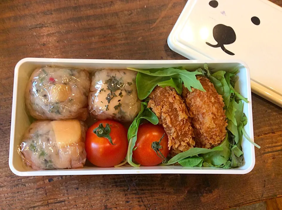 生ハムおにぎり弁当|asakoさん