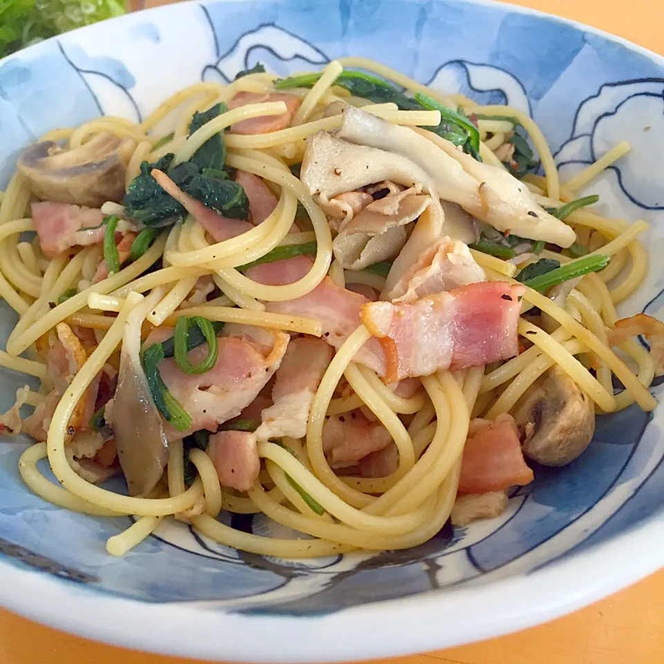 ベーコンとほうれん草のパスタ|rinnさん