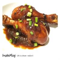 Snapdishの料理写真:Chinese rice wine x oyster sauce drumsticks, easy & yum!!|Coagie Magさん