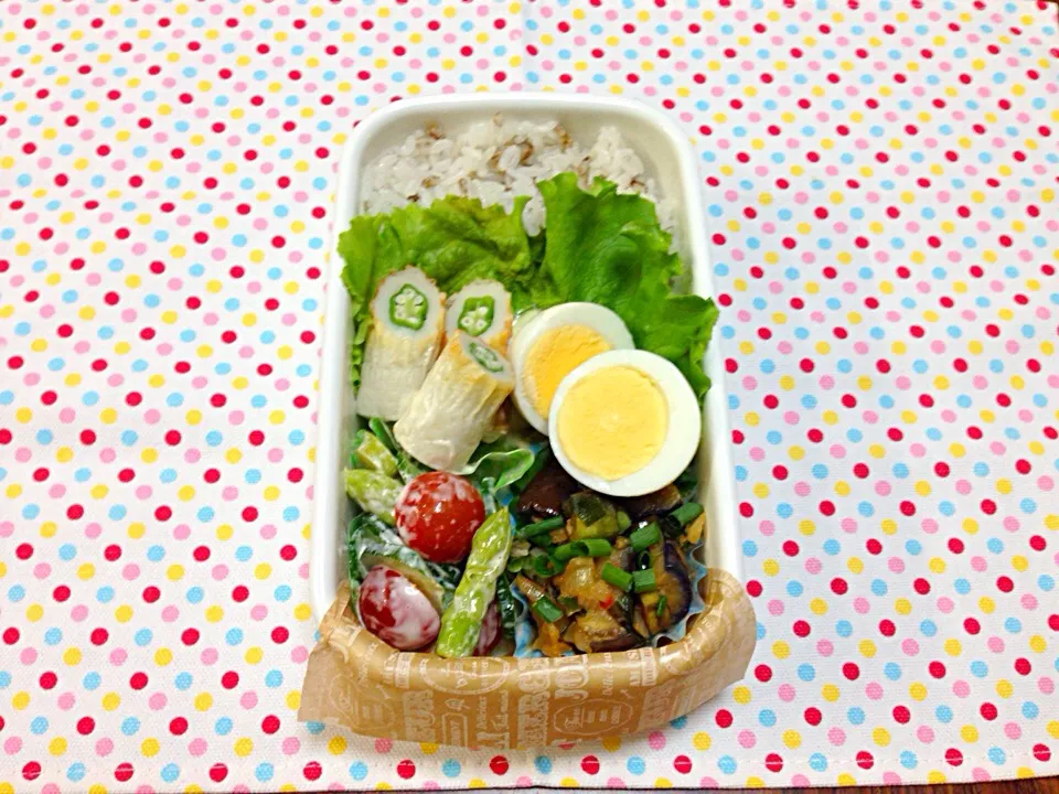 Snapdishの料理写真:麻婆茄子弁当|ku-さん