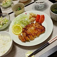 Snapdishの料理写真:豚ロースの味噌漬け焼き|momoさん