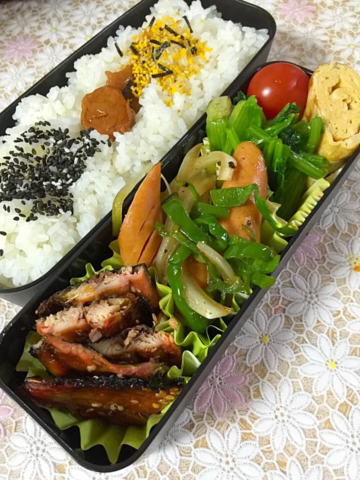 Snapdishの料理写真:今日のお弁当🌻🌻🌻|putamamaさん