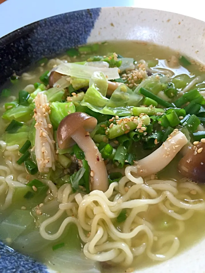 お野菜たっぷり塩ラーメン|よーさんさん