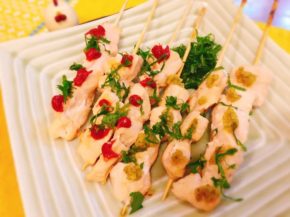 今夜は焼き鳥〜🐔🐔🐔🐔🐔 クッキングオヤジさん の 朝 激混み山手線で見た焼き鳥が食べたくて😋🌟|chiaki3（平川ちあき）さん