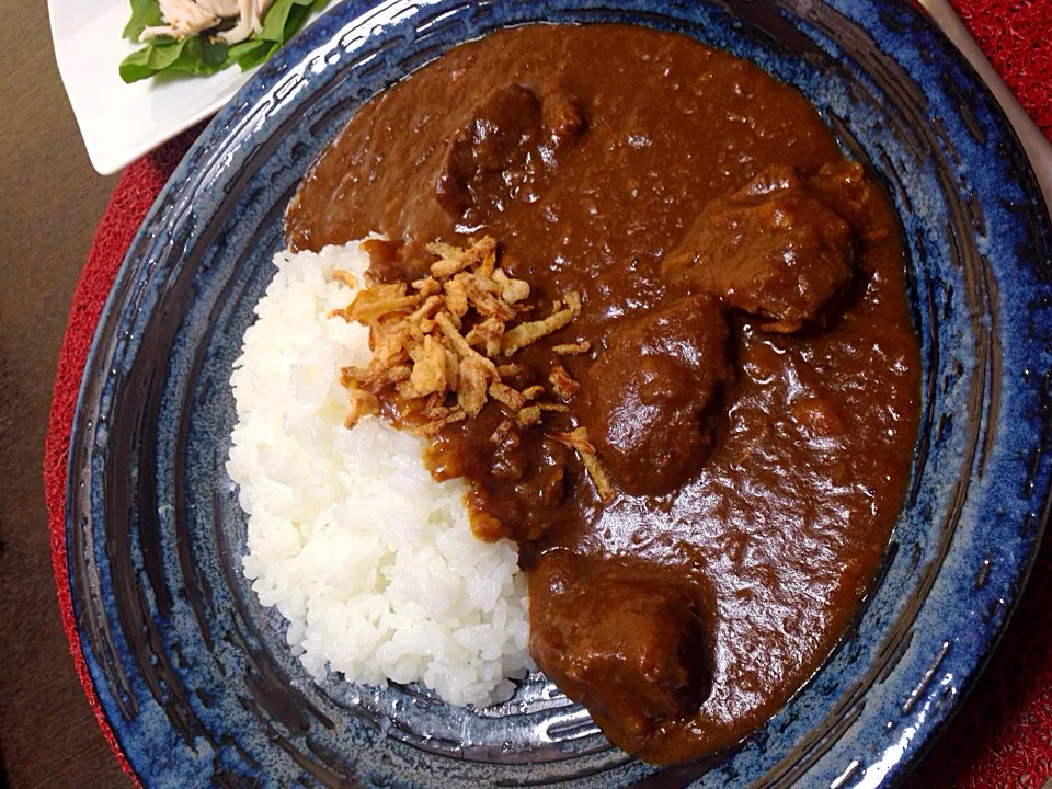 朝食。和牛すね肉のカレー。|なおさん