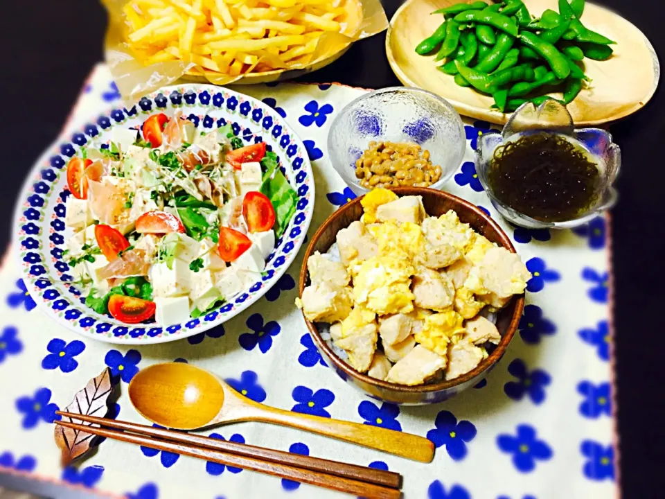 晩ご飯☻とりたま丼|rai☻*さん