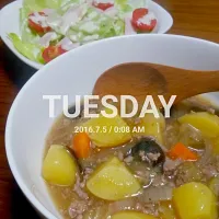 Snapdishの料理写真:ジャガイモたちのあんかけ|yurieさん