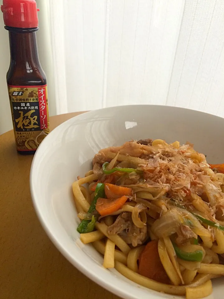 当選有難うございます！
富士オイスターソース味の焼うどん|shoさん