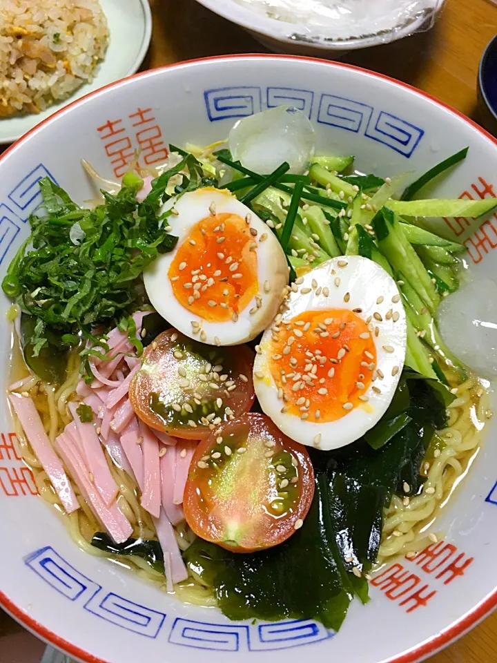 Snapdishの料理写真:冷やしラーメンでーす|よっちゃんママさん