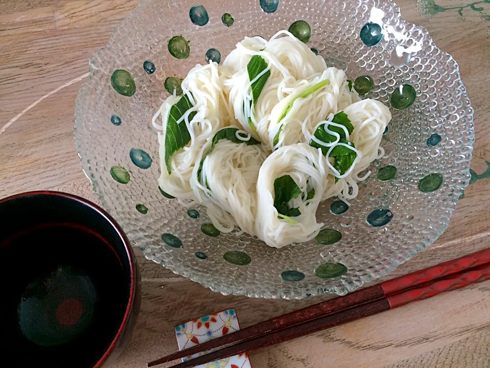 暑い日はおそうめん！|おゆさん